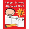 Letter Tracing Alphabet Book: ABC Learning Book for Kids - Toddlers, Preschool, K-2 - Red