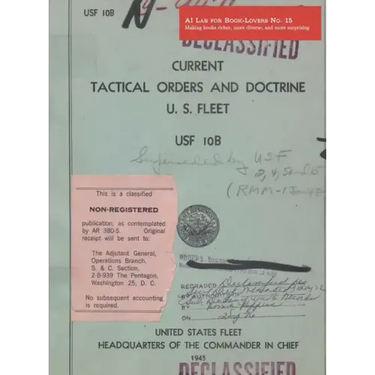 Current Tactical Orders and Doctrine