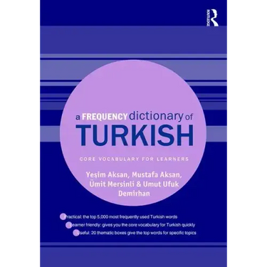 A Frequency Dictionary of Turkish
