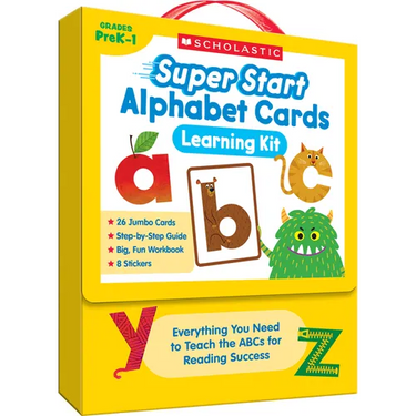 Super Start Alphabet Cards Learning Kit: Everything You Need to Teach the ABCs for Reading Success