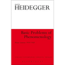 Basic Problems of Phenomenology: Winter Semester 1919/1920