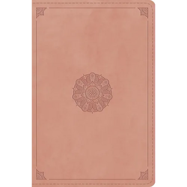 ESV Compact Bible, Red Letter (Trutone, Blush Rose, Emblem Design)