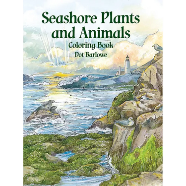 Seashore Plants and Animals Coloring Book