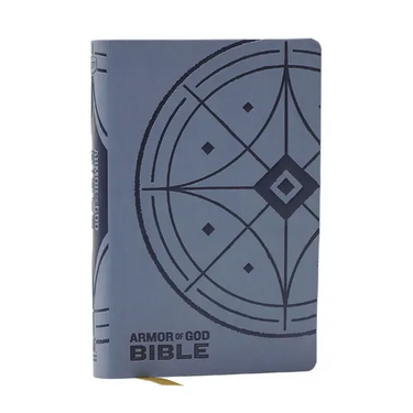KJV Armor of God Bible, Blue/Gray Leathersoft (Children's Bible, Red Letter, Comfort Print, Holy Bible): King James Version