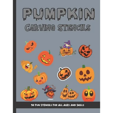 Pumpkin Carving Stencils: 50 Fun Stencils For All Ages and Skills (Halloween Crafts)