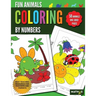 Fun Animals Coloring By Numbers: 50 Animals One-Sided Pages