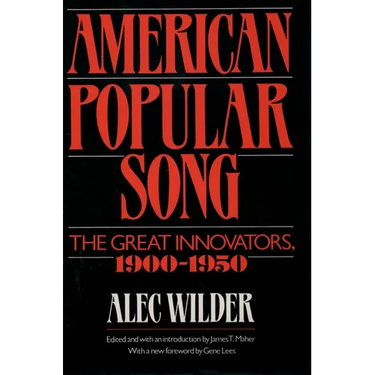 American Popular Song: The Great Innovators, 1900-1950