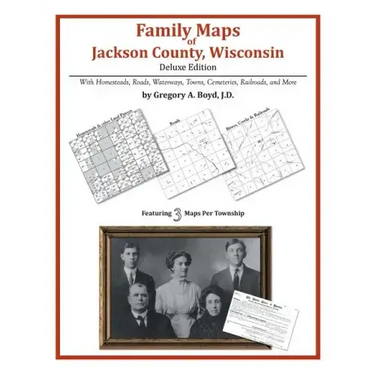Family Maps of Jackson County, Wisconsin