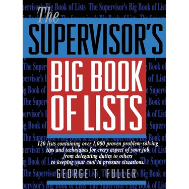 The Supervisor's Big Book of Lists