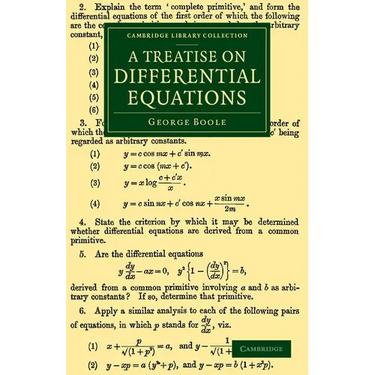 A Treatise on Differential Equations