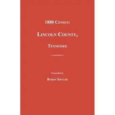 1880 Census, Lincoln County, Tennessee