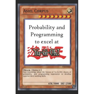 Probability and Programming to excel at Yu-Gi-Oh!