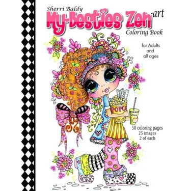 Sherri Baldy My-Besties Zen Art Coloring Book
