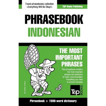 English-Indonesian phrasebook and 1500-word dictionary
