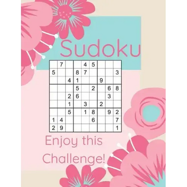 Sudoku Enjoy This Challenge!: Sodoku Book For Beginners 100 Easy To Solve Puzzles, Large Print, Great Start