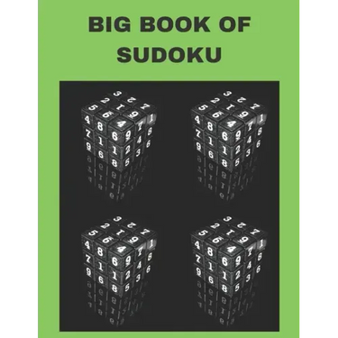 Big Book of Sudoku: Medium to Hard, Huge Bargain Collection, Collection of 1000 Puzzles and Solutions, Easy to Hard Puzzles for Adults