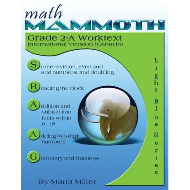 Math Mammoth Grade 2-A Worktext (Canadian Version)
