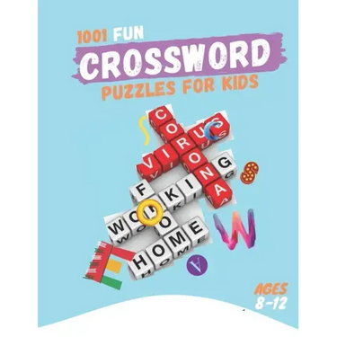 1001 Fun Crossword puzzles for Kids Ages 8-12: Fun Crosswords, Easy to Hard Words to Improve Vocabulary and General, Ages 8, 9, 10, 11 & 12 and Up