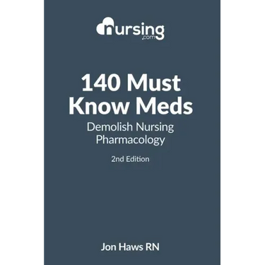 140 Must Know Meds: Demolish Nursing Pharmacology