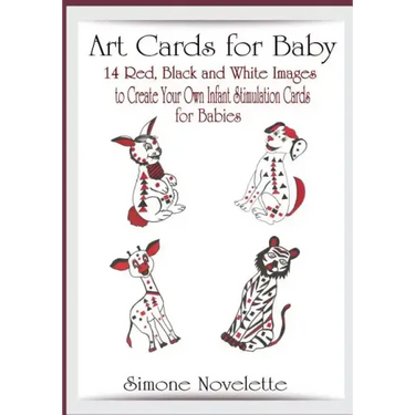 Art Cards For Baby: 14 Red, Black and White Images To Create Your Own, Infant Stimulation Cards For Babies