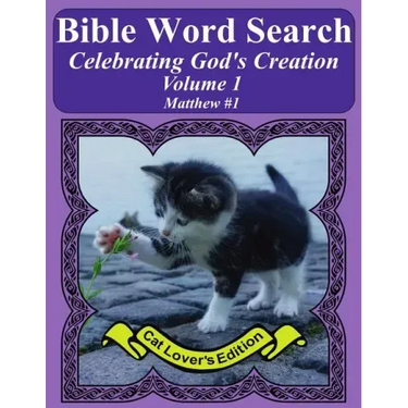 Bible Word Search Celebrating God's Creation Volume 1: Matthew #1 Extra Large Print