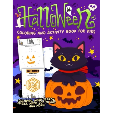 Halloween Coloring and Activity Book