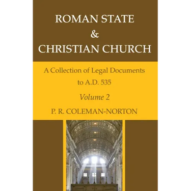 Roman State & Christian Church Volume 2