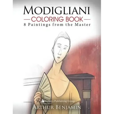 Modigliani Coloring Book: 8 Paintings from the Master