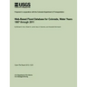 Web-Based Flood Database for Colorado, Water Years 1867 through 2011