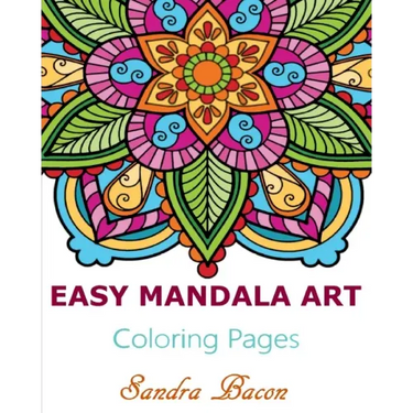 Easy Mandala Art Coloring Pages