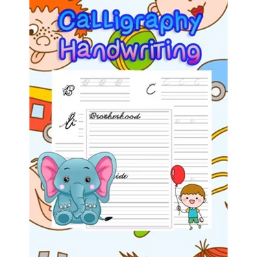 Calligraphy Handwriting: handwriting tracing workbook-handwriting practice paper for kids-handwriting practice sheets