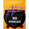Pumpkin Stencil Pages: 50 Stencils