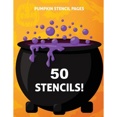 Pumpkin Stencil Pages: 50 Stencils