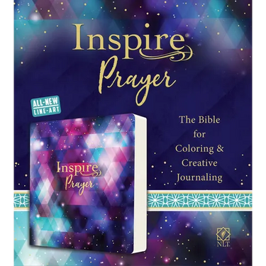 Inspire Prayer Bible NLT (Softcover): The Bible for Coloring & Creative Journaling