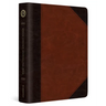 ESV Single Column Journaling Bible (Trutone, Brown/Cordovan, Portfolio Design)