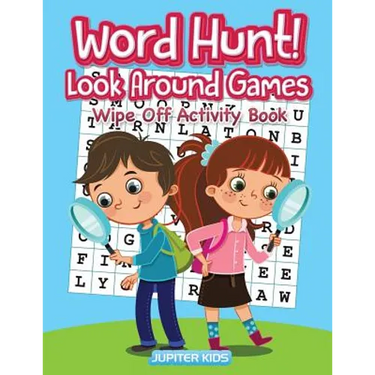 Word Hunt! Look Around Games: Wipe Off Activity Book / Hidden PICS