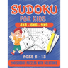 Sudoku For Kids: 200 Sudoku Puzzles For Kids And Beginners Including 4x4, 6x6, 4x4 and 9x9, With Solutions .Gradually Introduce Childre