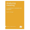 Analyzing meaning