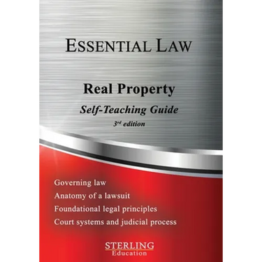 Real Property: Essential Law Self-Teaching Guide