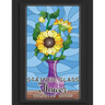 Stained Glass Flower Coloring Books: 50 Coloring Pages of Stained Glass Flower, Garden, Butterfly and Bird Illustration Stress Relieving Activity Book
