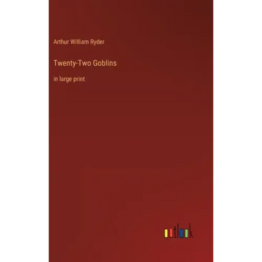 Twenty-Two Goblins: in large print