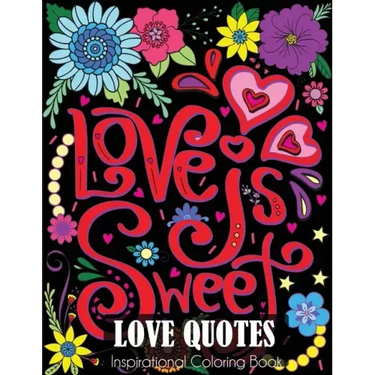 Love Quotes Inspirational Coloring Book