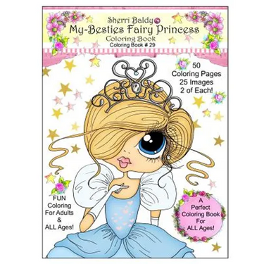 Sherri Baldy My Besties Fairy Princess Coloring Book