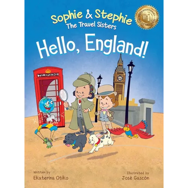 Hello, England!: A Children's Book Travel Detective Adventure for Kids Ages 4-8