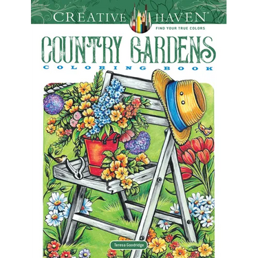 Creative Haven Country Gardens Coloring Book