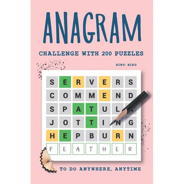 Anagram Challenge with 200 Puzzles to do Anywhere, Anytime: Word Scramble Books for Adults, Part 3