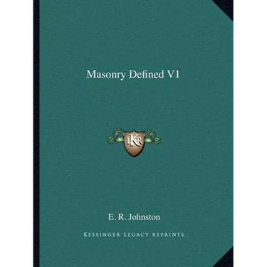 Masonry Defined V1
