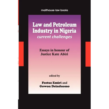 Law and Petroleum Industry in Nigeria