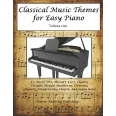 Classical Music Themes for Easy Piano: Volume 1