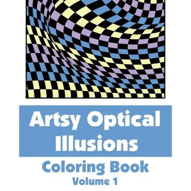 Artsy Optical Illusions Coloring Book